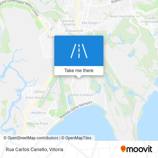 Rua Carlos Cariello map