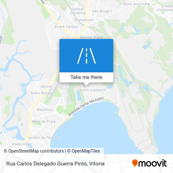 Rua Carlos Delegado Guerra Pinto map