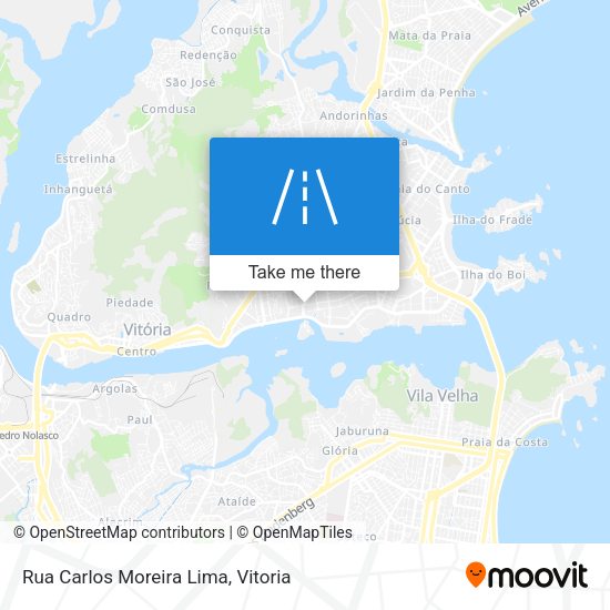 Rua Carlos Moreira Lima map