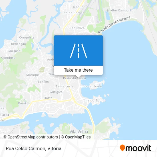 Rua Celso Calmon map