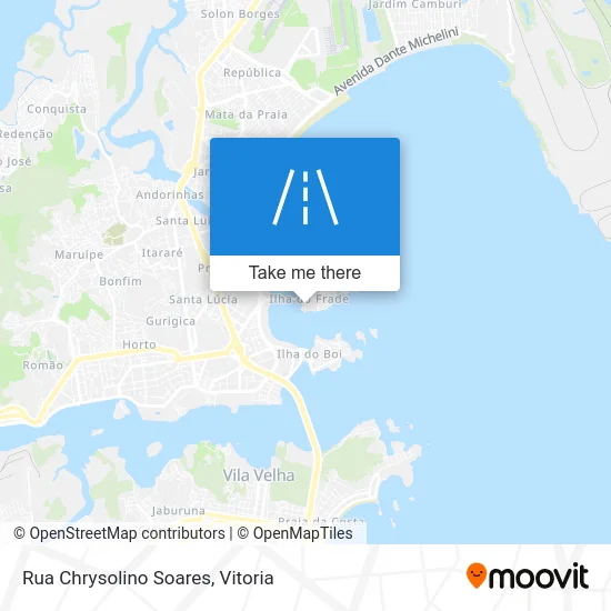 Rua Chrysolino Soares map