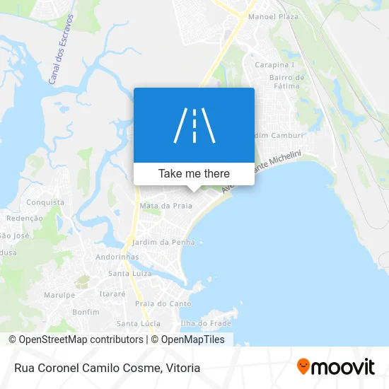Rua Coronel Camilo Cosme map