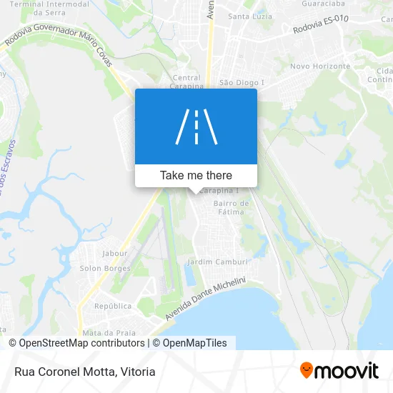 Rua Coronel Motta map