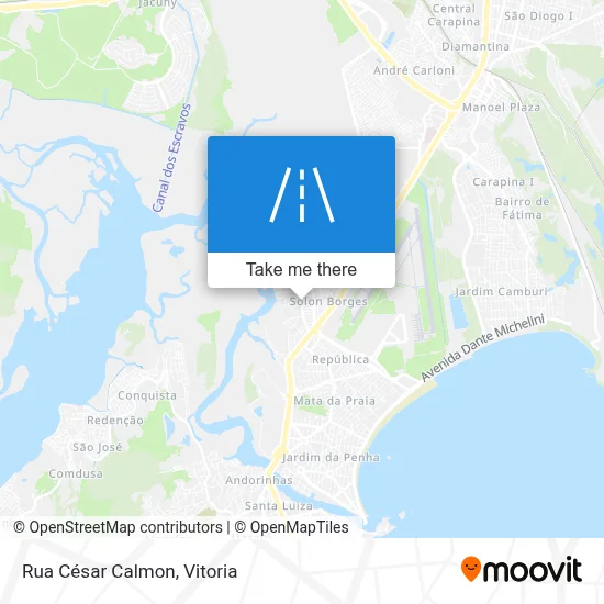 Rua César Calmon map