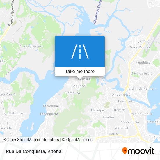 Rua Da Conquista map