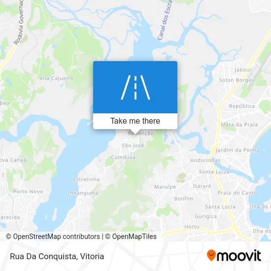 Rua Da Conquista map