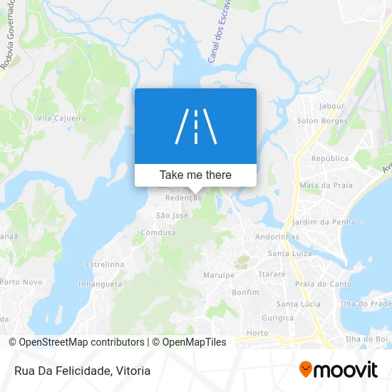 Rua Da Felicidade map