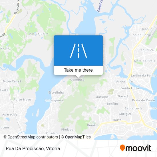 Rua Da Procissão map