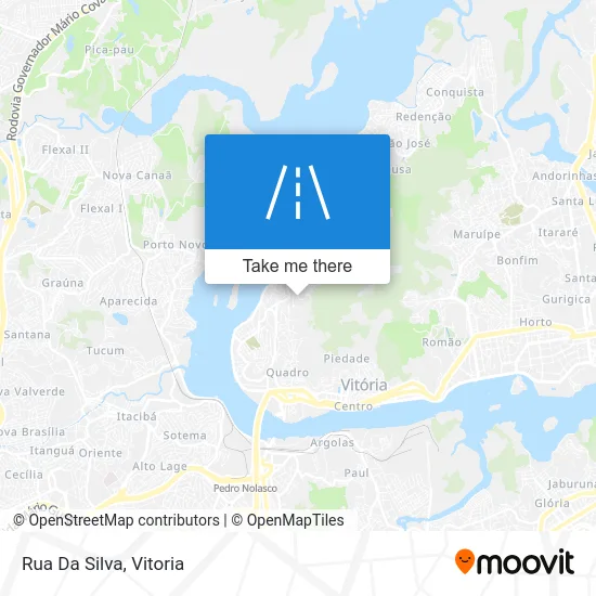 Rua Da Silva map