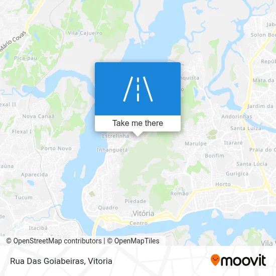 Rua Das Goiabeiras map