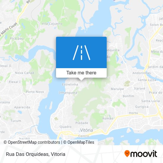 Rua Das Orquídeas map