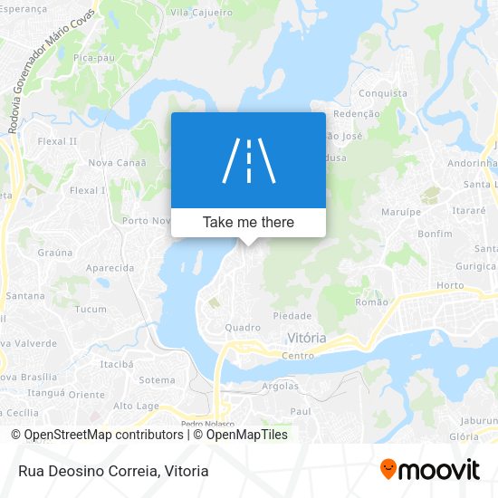 Rua Deosino Correia map