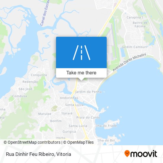 Rua Dinhir Feu Ribeiro map
