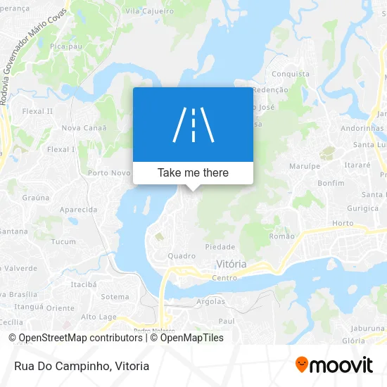 Rua Do Campinho map