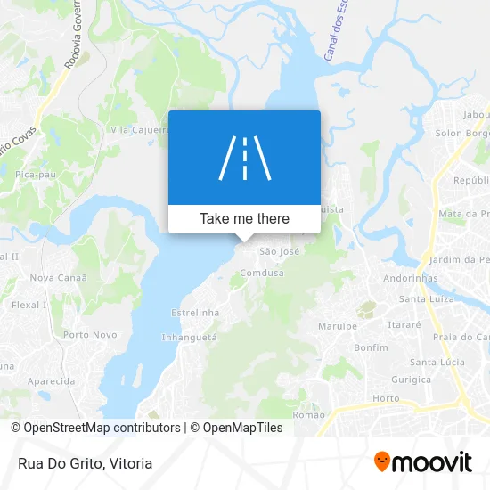 Rua Do Grito map