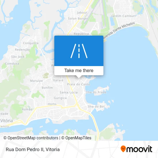 Rua Dom Pedro II map