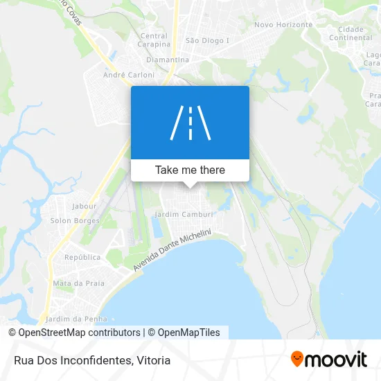 Rua Dos Inconfidentes map