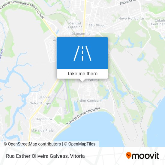 Rua Esther Oliveira Galveas map