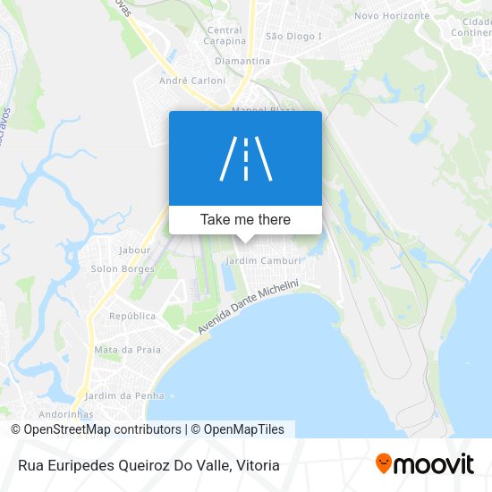 Rua Euripedes Queiroz Do Valle map