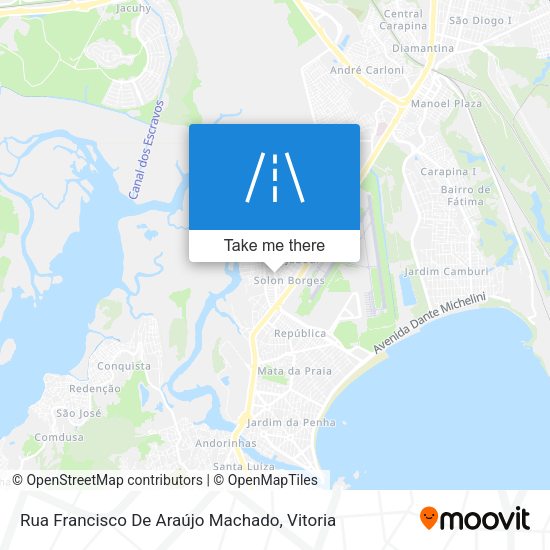 Rua Francisco De Araújo Machado map