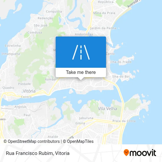 Rua Francisco Rubim map