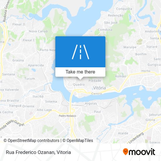 Rua Frederico Ozanan map