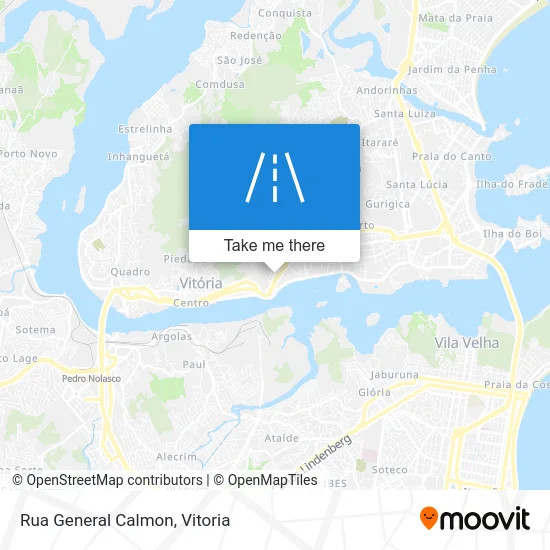 Rua General Calmon map