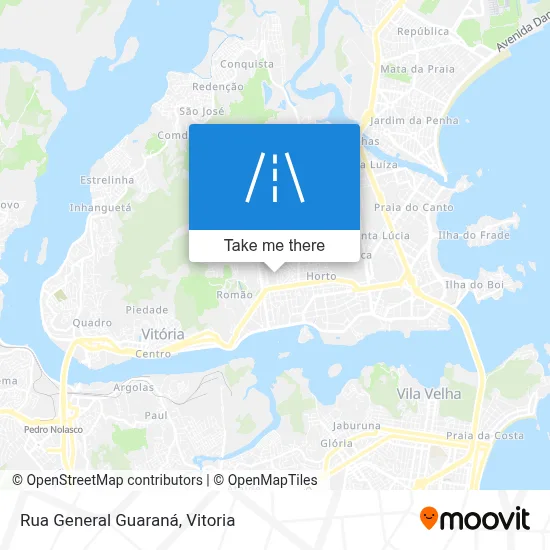 Rua General Guaraná map