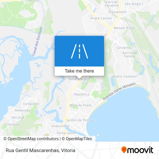 Rua Gentil Mascarenhas map