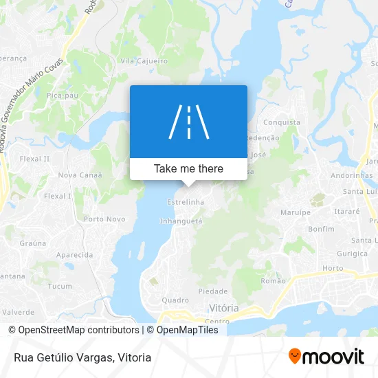 Rua Getúlio Vargas map
