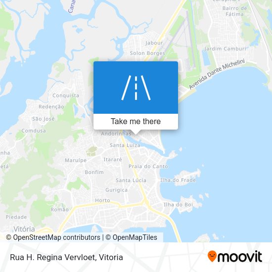 Rua H. Regina Vervloet map