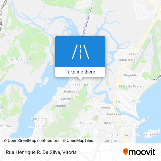 Rua Henrique R. Da Silva map