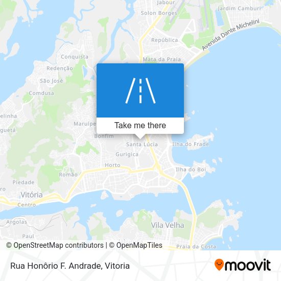 Rua Honôrio F. Andrade map