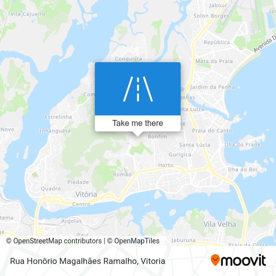 Rua Honôrio Magalhães Ramalho map