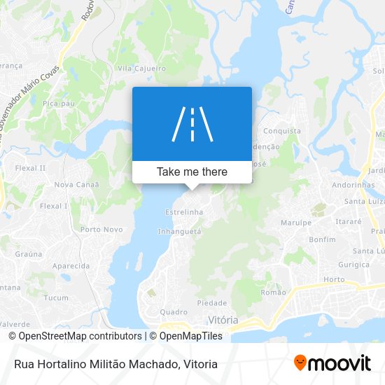Rua Hortalino Militão Machado map