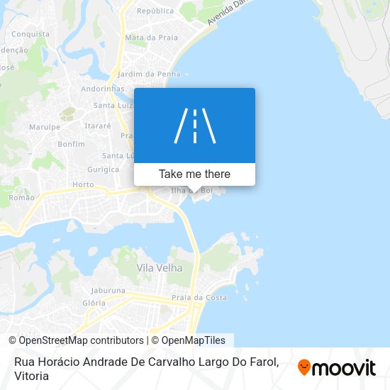 Rua Horácio Andrade De Carvalho Largo Do Farol map