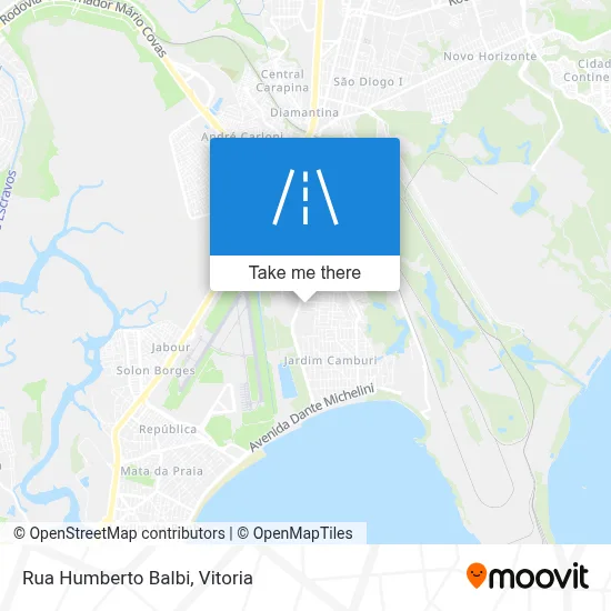 Rua Humberto Balbi map