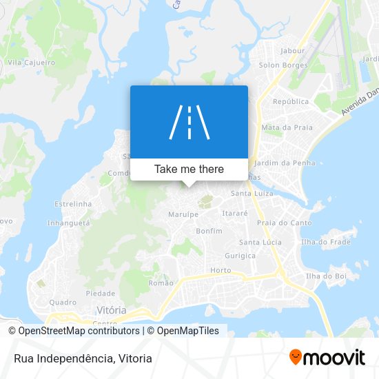 Rua Independência map