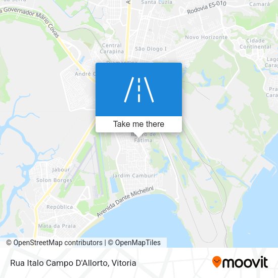 Rua Italo Campo D'Allorto map