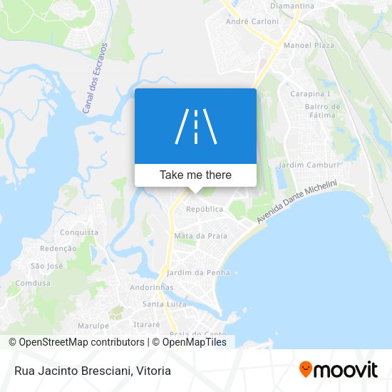 Rua Jacinto Bresciani map