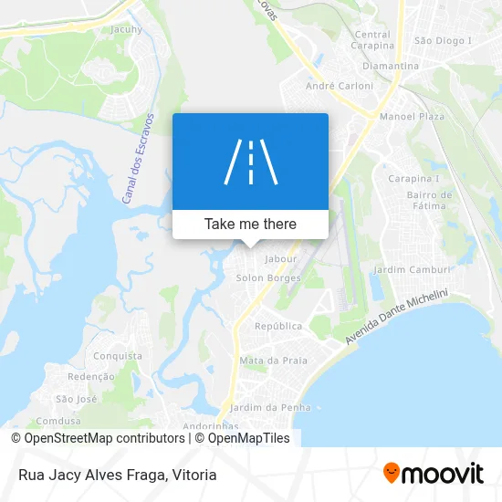 Rua Jacy Alves Fraga map