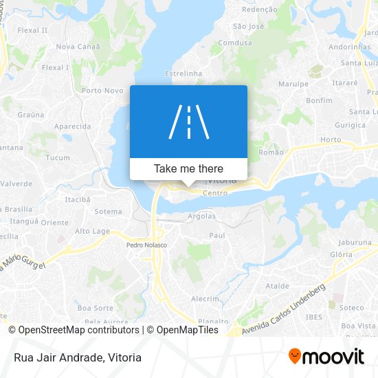 Rua Jair Andrade map