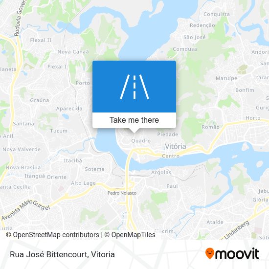 Rua José Bittencourt map
