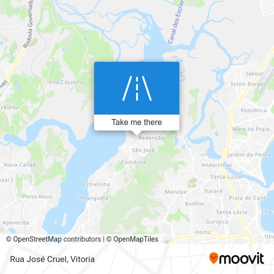 Rua José Cruel map