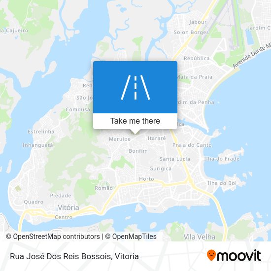 Rua José Dos Reis Bossois map