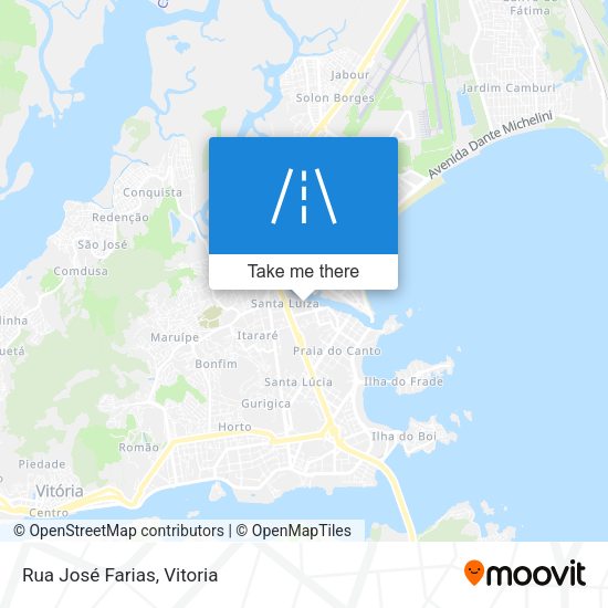 Rua José Farias map