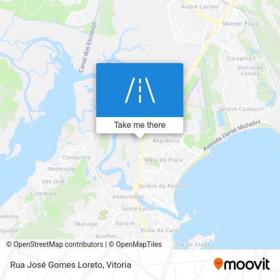 Rua José Gomes Loreto map