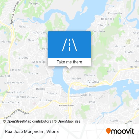 Rua José Monjardim map