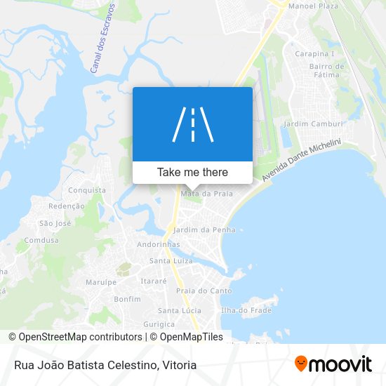 Rua João Batista Celestino map