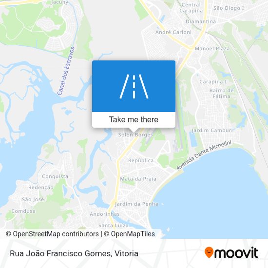 Rua João Francisco Gomes map